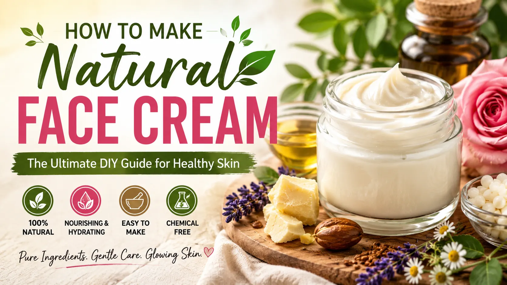 How to Make Natural Face Cream: The Ultimate DIY Guide for Healthy Skin
