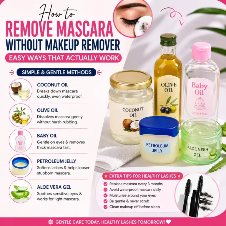 How to Remove Mascara Without Makeup Remover