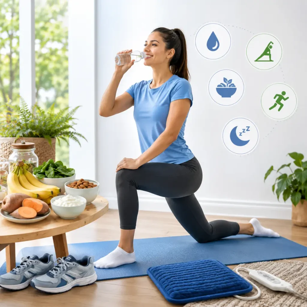simple way to reduce leg pain